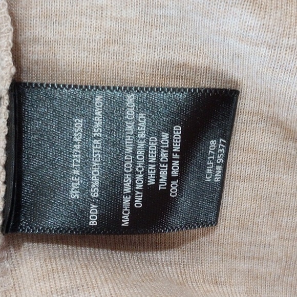 Sanctuary Rosamund Tan 3/4 Tiered Bell Sleeve Knit Top, Size L - New! - Picture 12 of 12